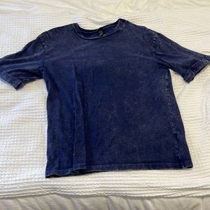 Distressed Navy Tee
